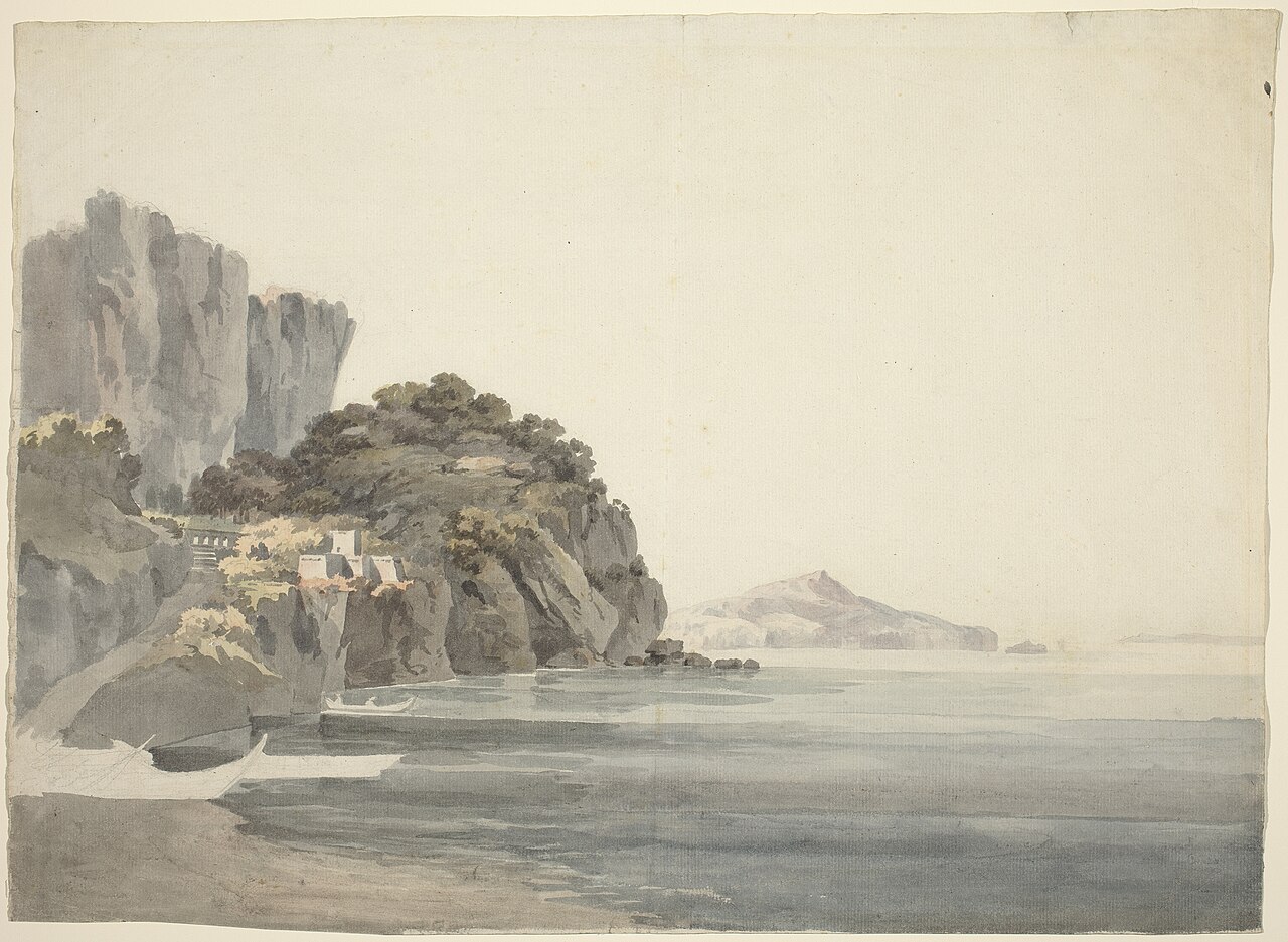 An Italian Coast Scene by John Warwick Smith