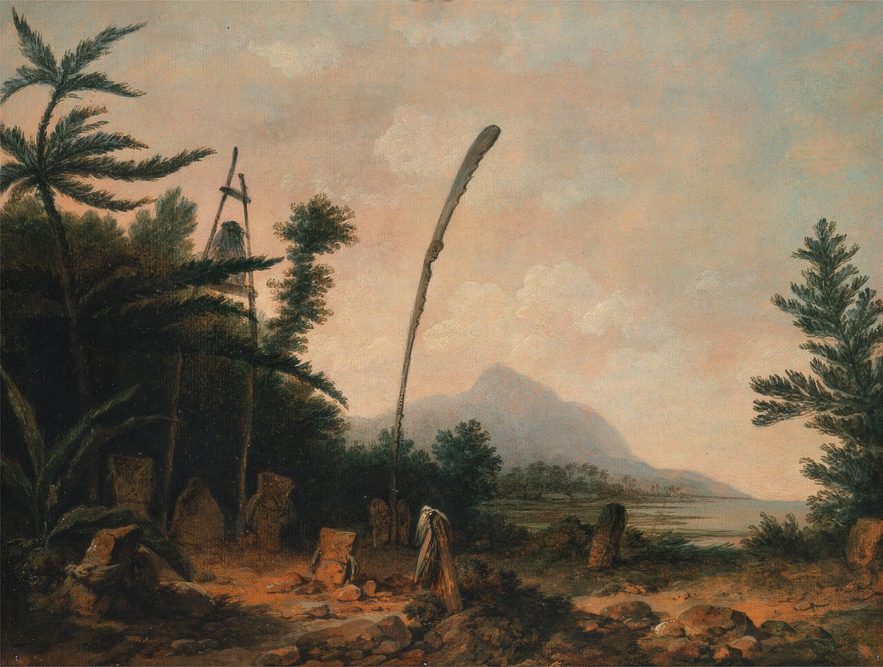 Burial Ground in the South Sea by John Webber