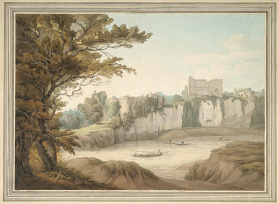 Chepstow Castle on the Wye, Monmouthshire by John White Abbott