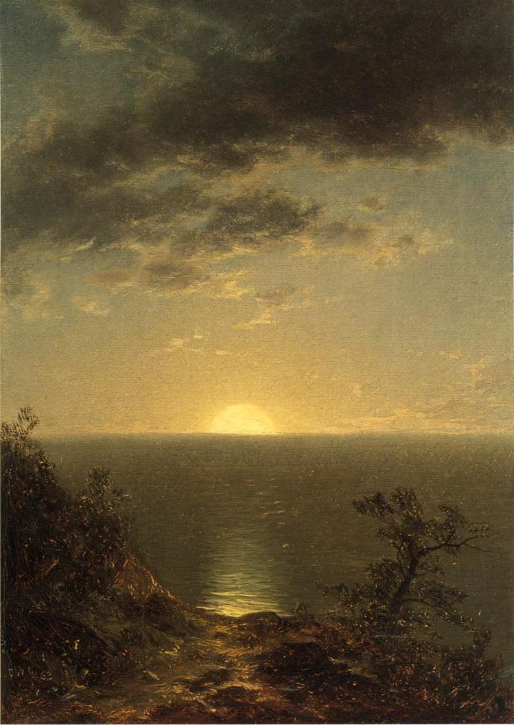 Moonrise on the Coast by John William Casilear