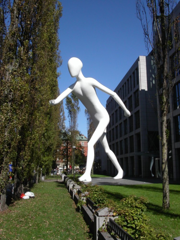 Walking Man by Jonathan Borofsky