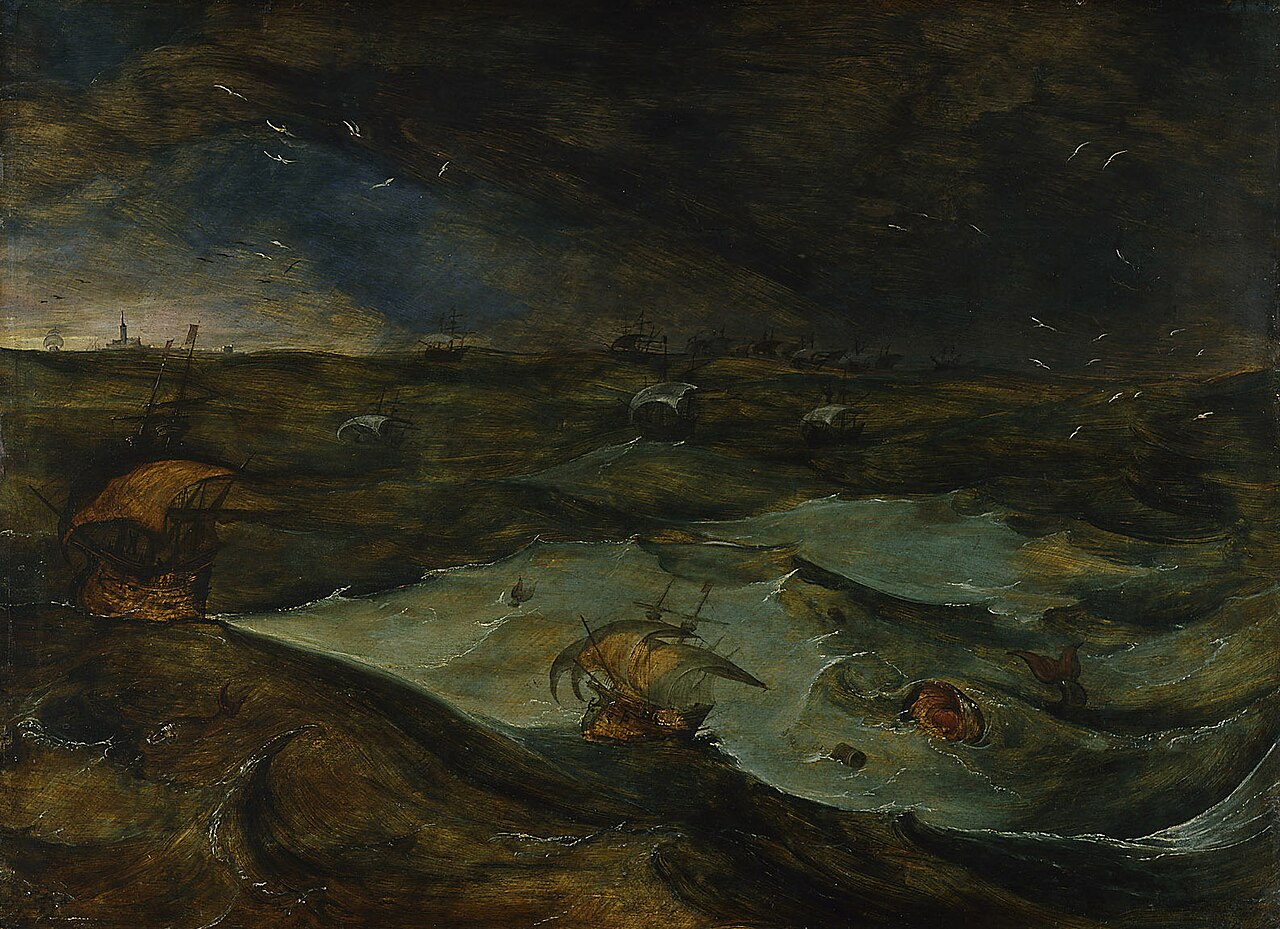 The Storm at Sea by Joos de Momper the Younger