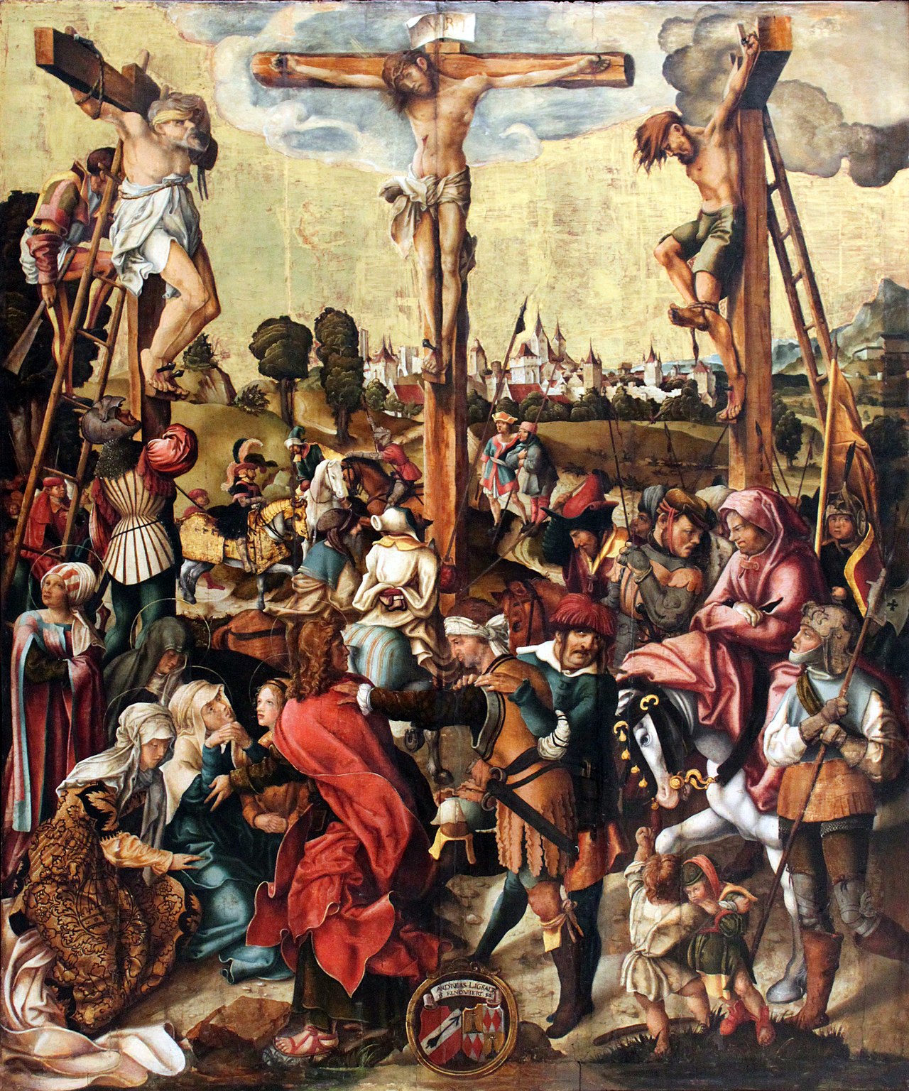 Crucifixion of Jesus by Jörg Breu the Elder