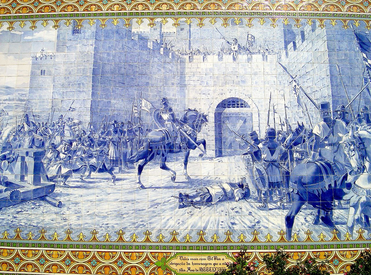 Painel evocativo de Gil Pais by Jorge Colaço