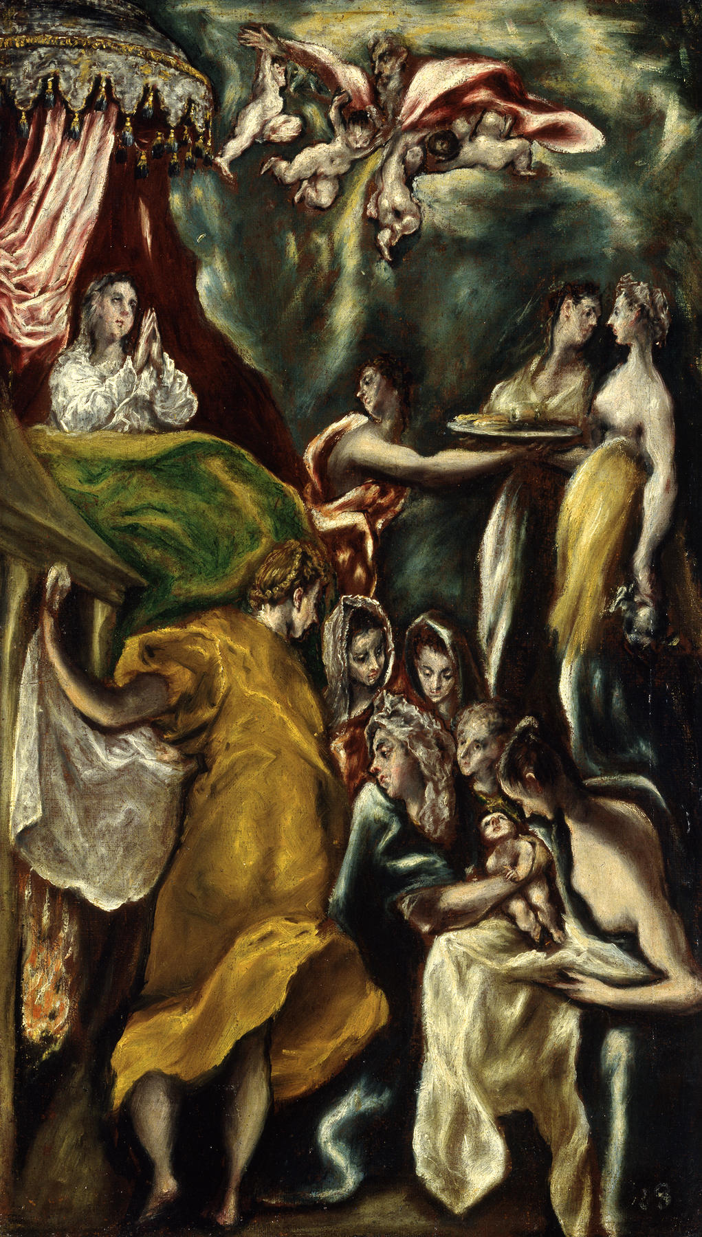 The Birth of the Virgin by Jorge Manuel Theocupulus