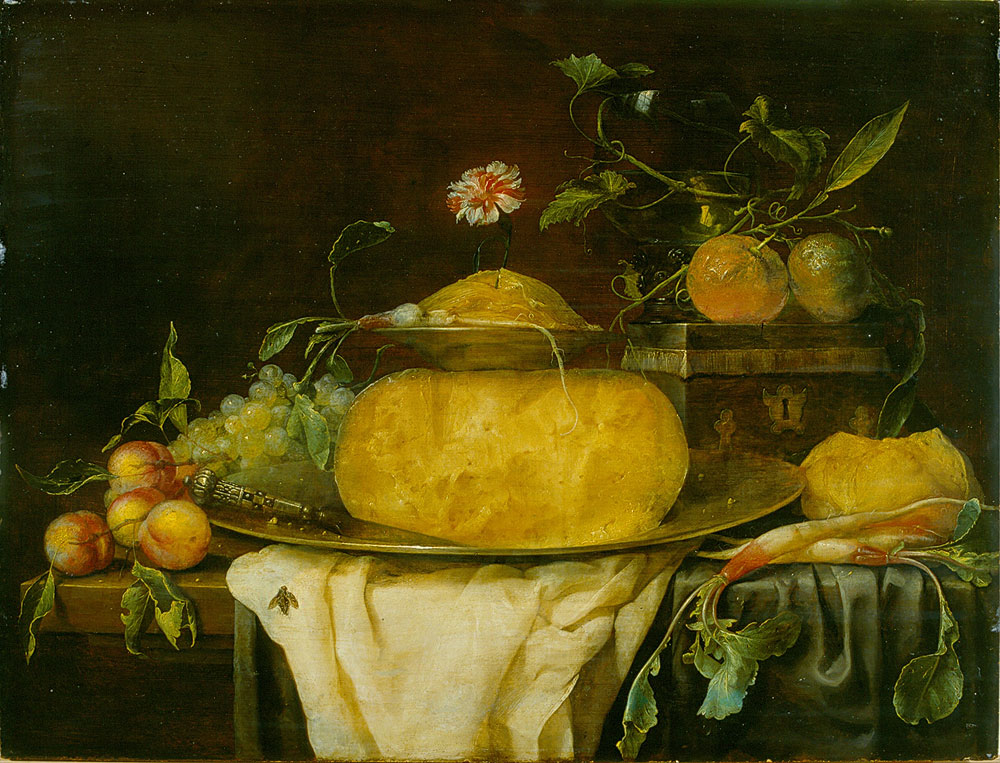Still-Life with Cheese by Joris van Son
