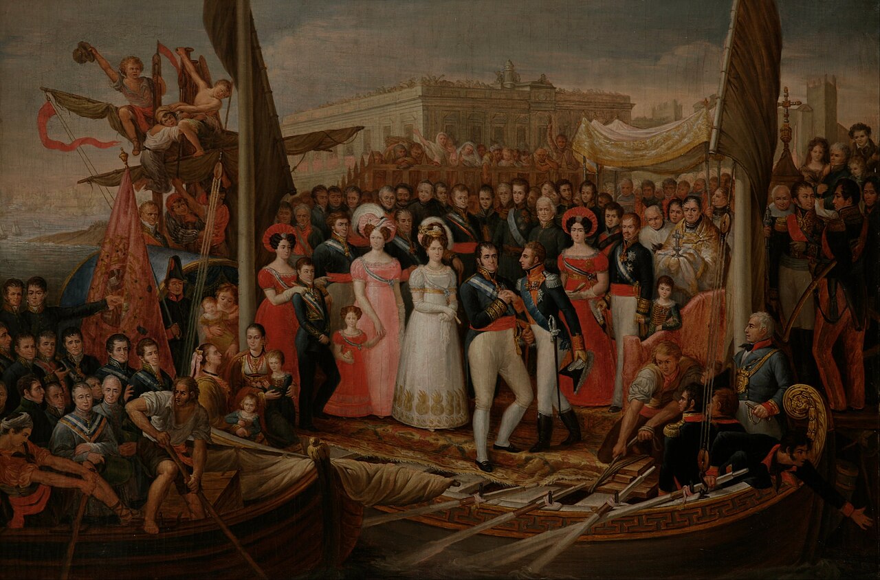 The Landing of Ferdinand VII in El Puerto de Santa María by José Aparicio