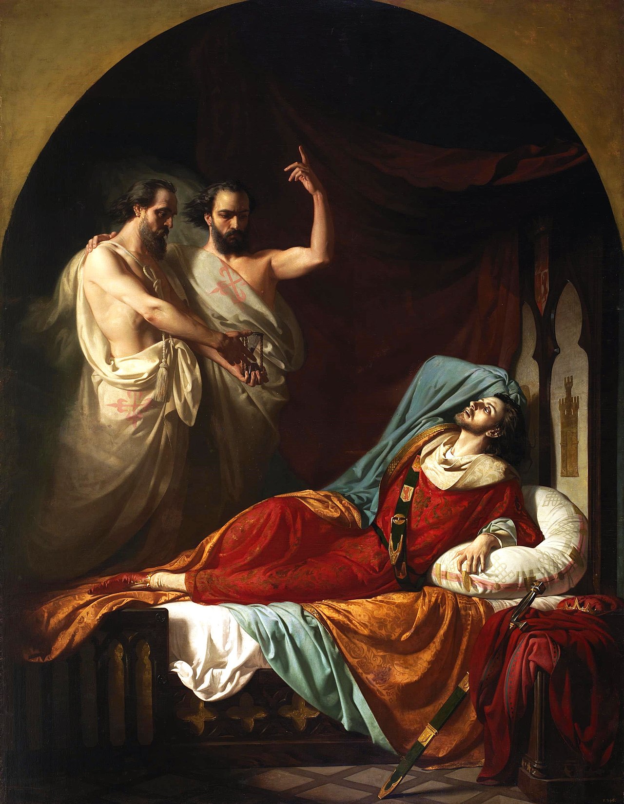 Últimos momentos de Fernando IV el Emplazado by José Casado del Alisal