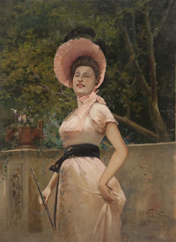 Portrait of a Lady by José Echenagusia Errazquin