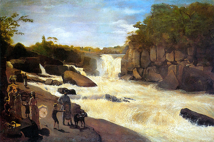 Salto de Itú, Piquenique da Família do Dr. Elias Chaves by José Ferraz de Almeida Júnior