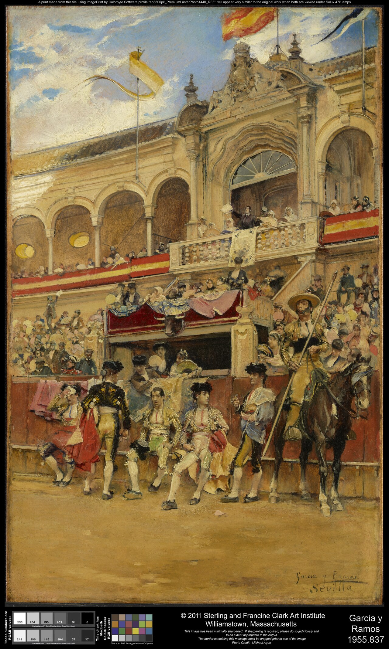 Inside the Bullring by José García y Ramos