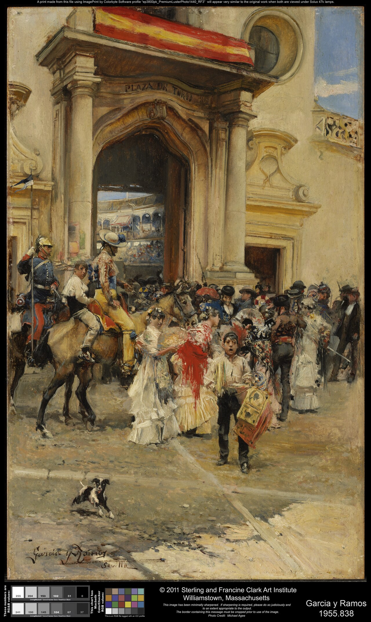 Outside the Bullring by José García y Ramos