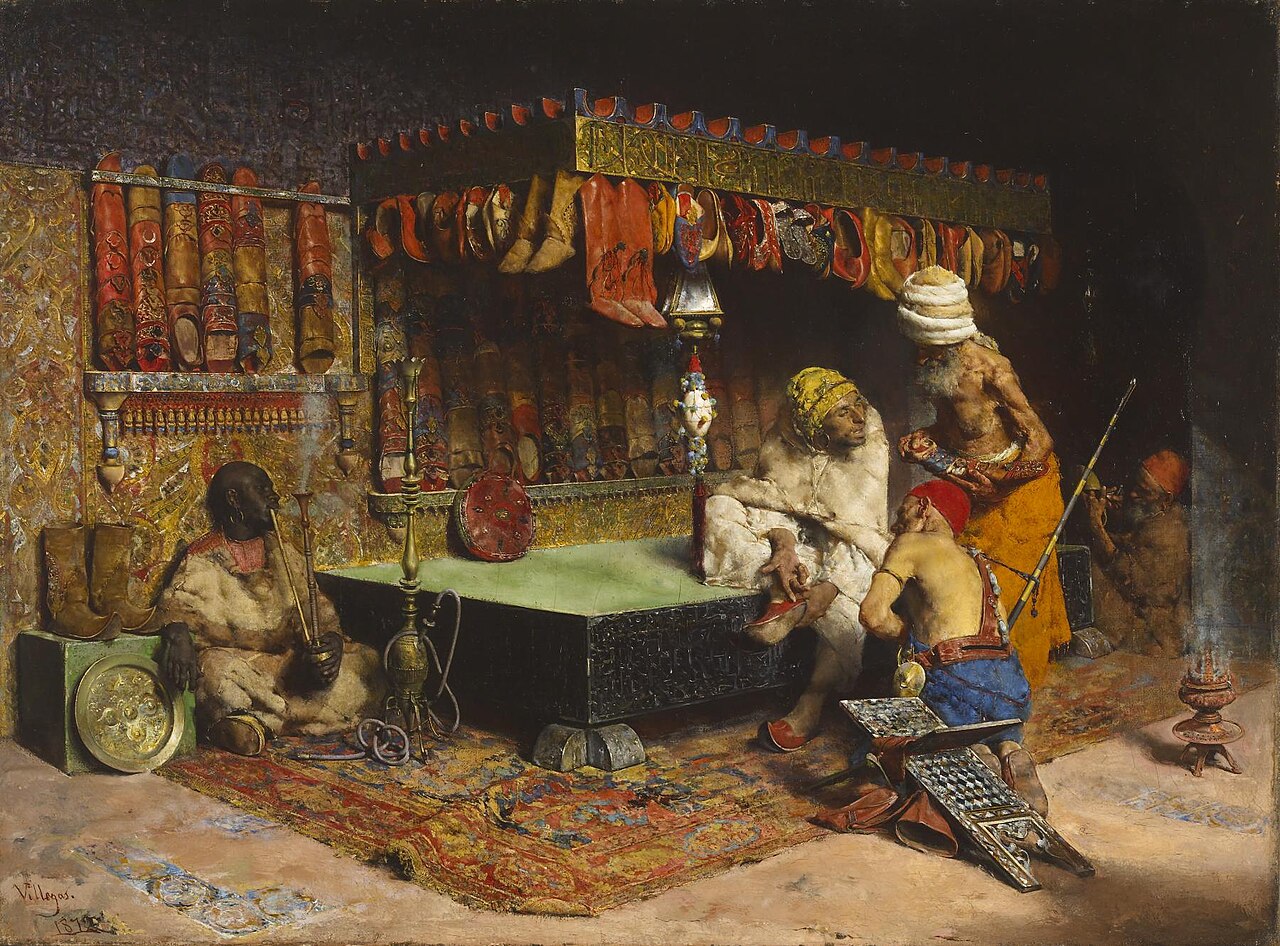 The Slipper Merchant in Morocco by José Villegas Cordero