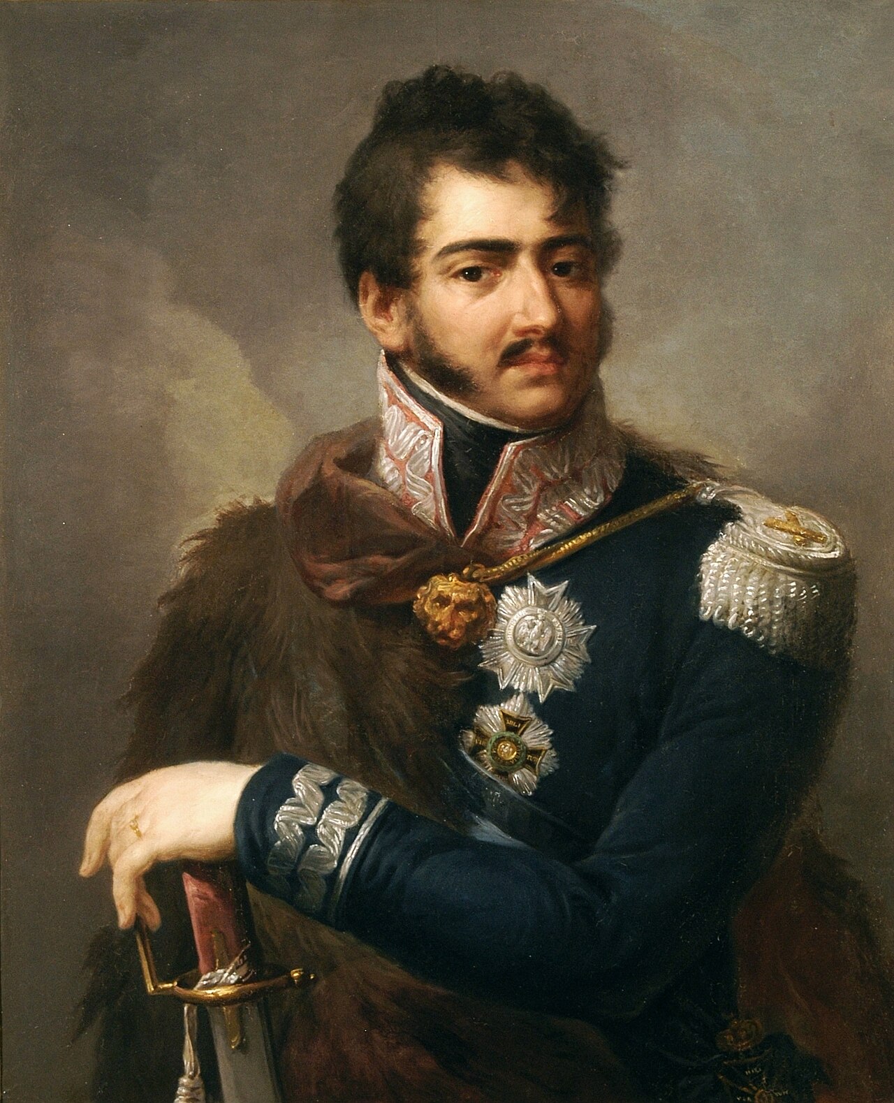 Portrait of Prince Józef Poniatowski. by Josef Grassi