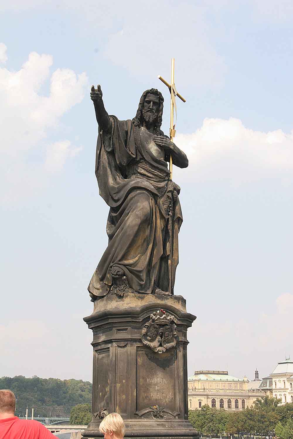 Statue of John the Baptist, Charles Bridge by Josef Max