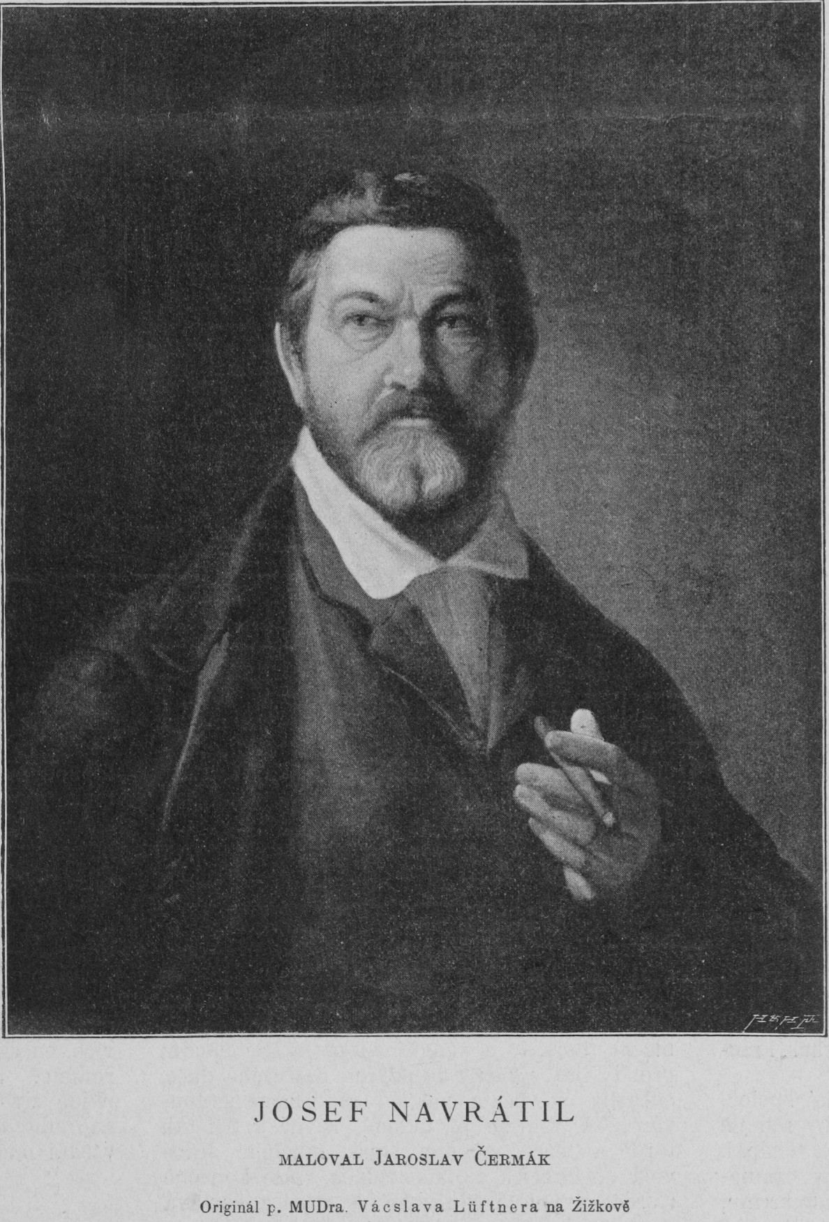 Portrait of Josef Navrátil