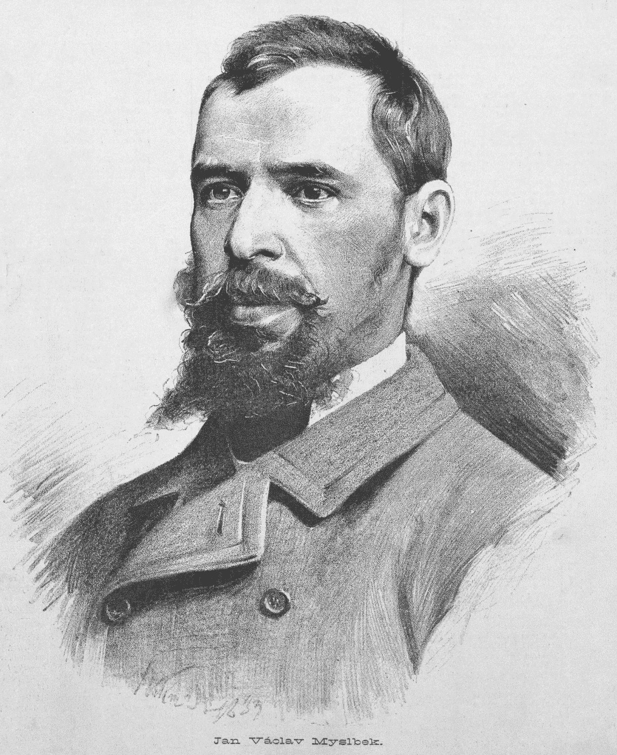 Portrait of Josef Václav Myslbek