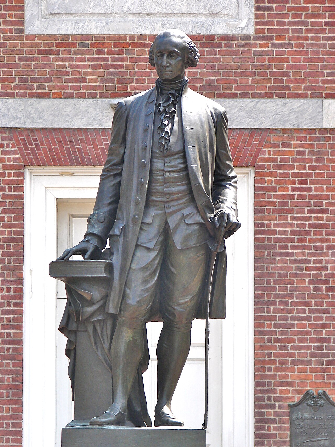 Statue of George Washington by Joseph A. Bailly