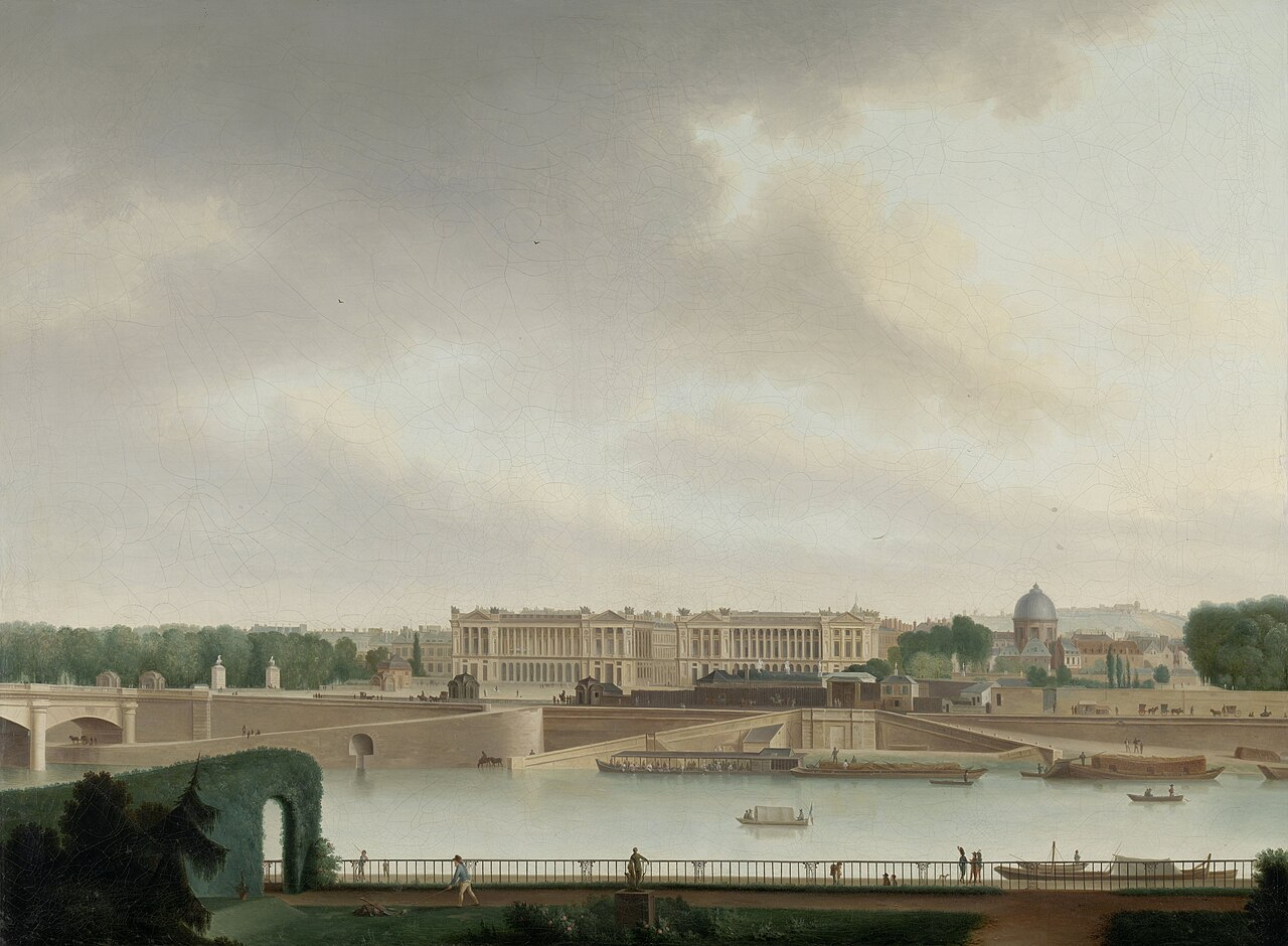 The View from the Batavian Embassy in Paris by Joseph August Knip