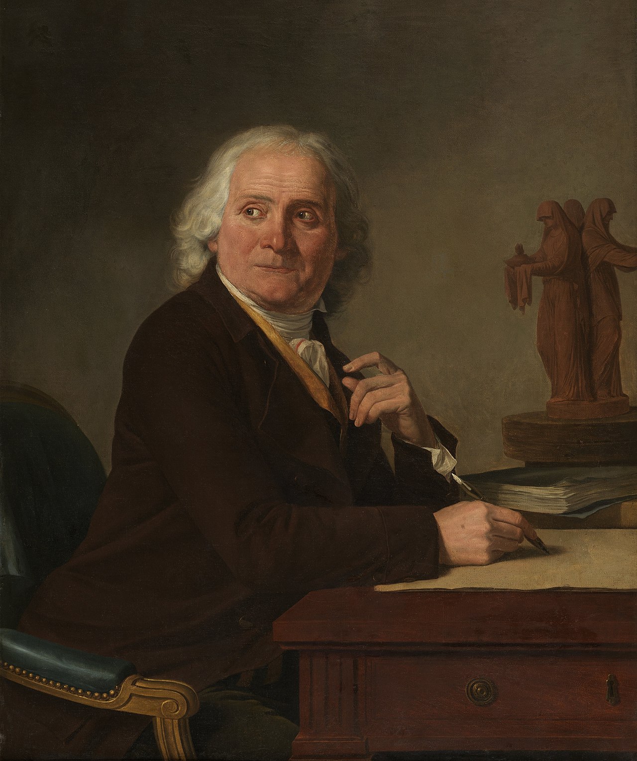 Portrait of Jean Rameau by Joseph-Benoît Suvée