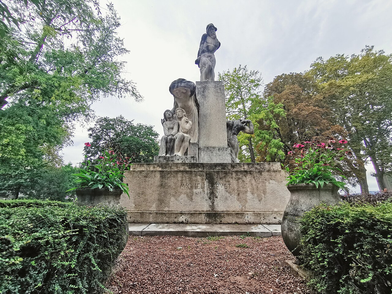 Monument to Michel Servet by Joseph Bernard