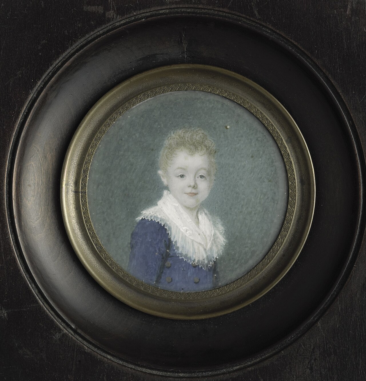 Portrait of a six-year-old Boy of the Bus Family by Joseph Boze