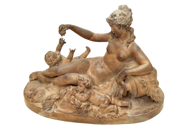 Nymph and Cupids by Joseph Charles Marin