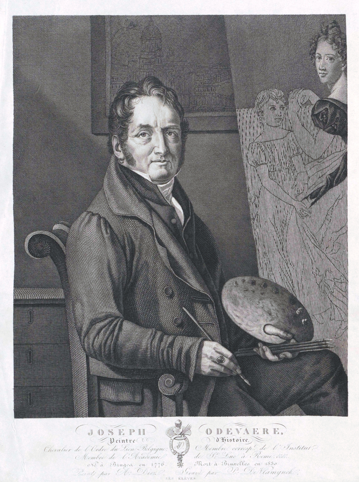 Portrait of Joseph Denis Odevaere