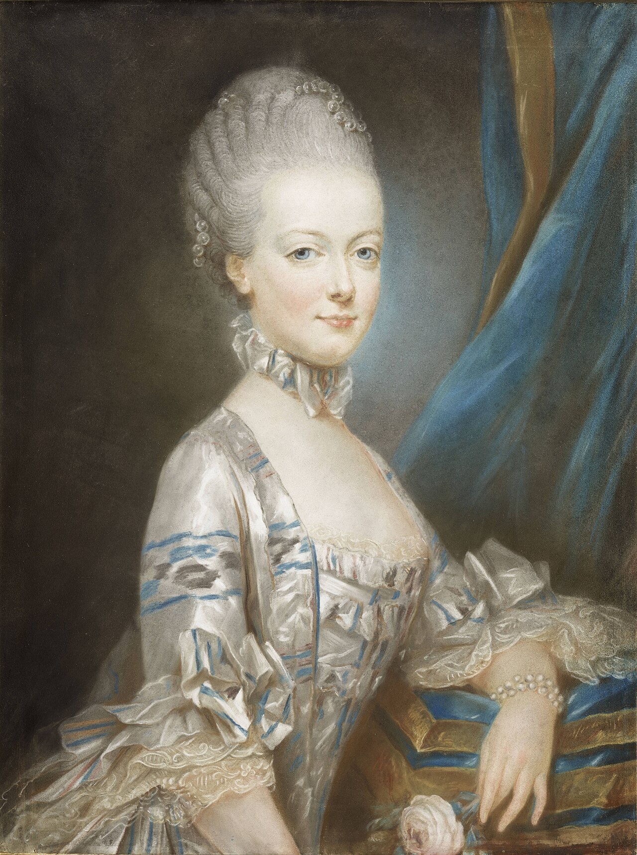 Portrait of the Archduchess Maria Antonia of Austria, the later Queen Marie Antoinette of France by Joseph Ducreux