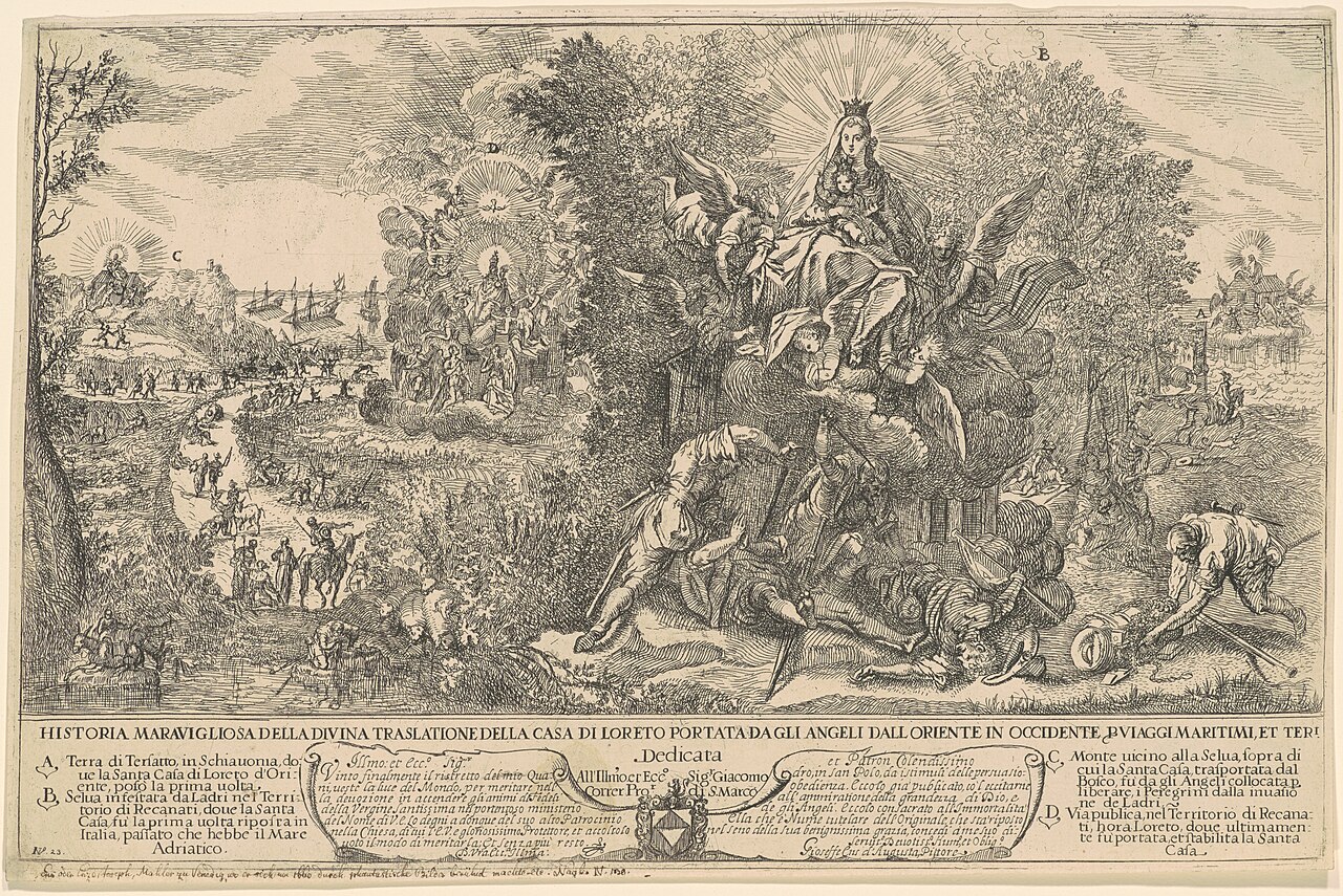 The Transport of the Holy House of Loreto by Joseph Heintz the Younger