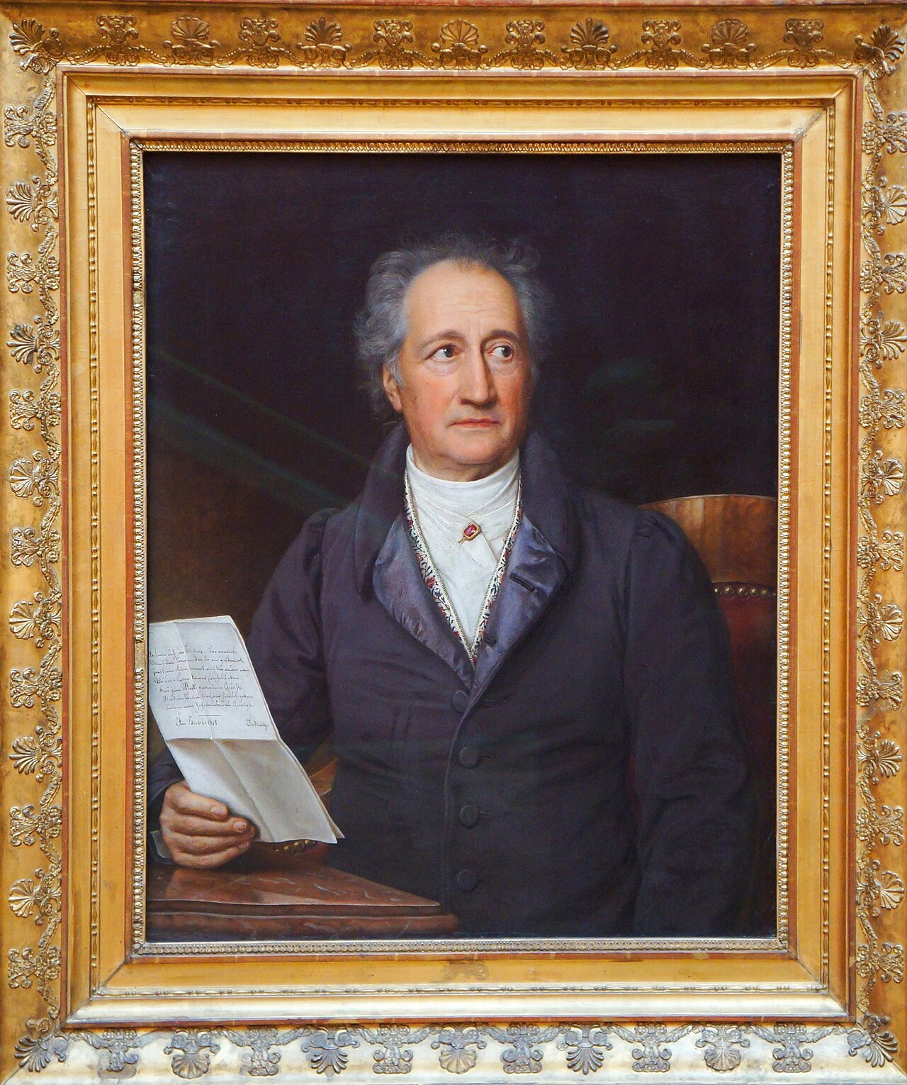 Johann Wolfgang von Goethe by Joseph Karl Stieler