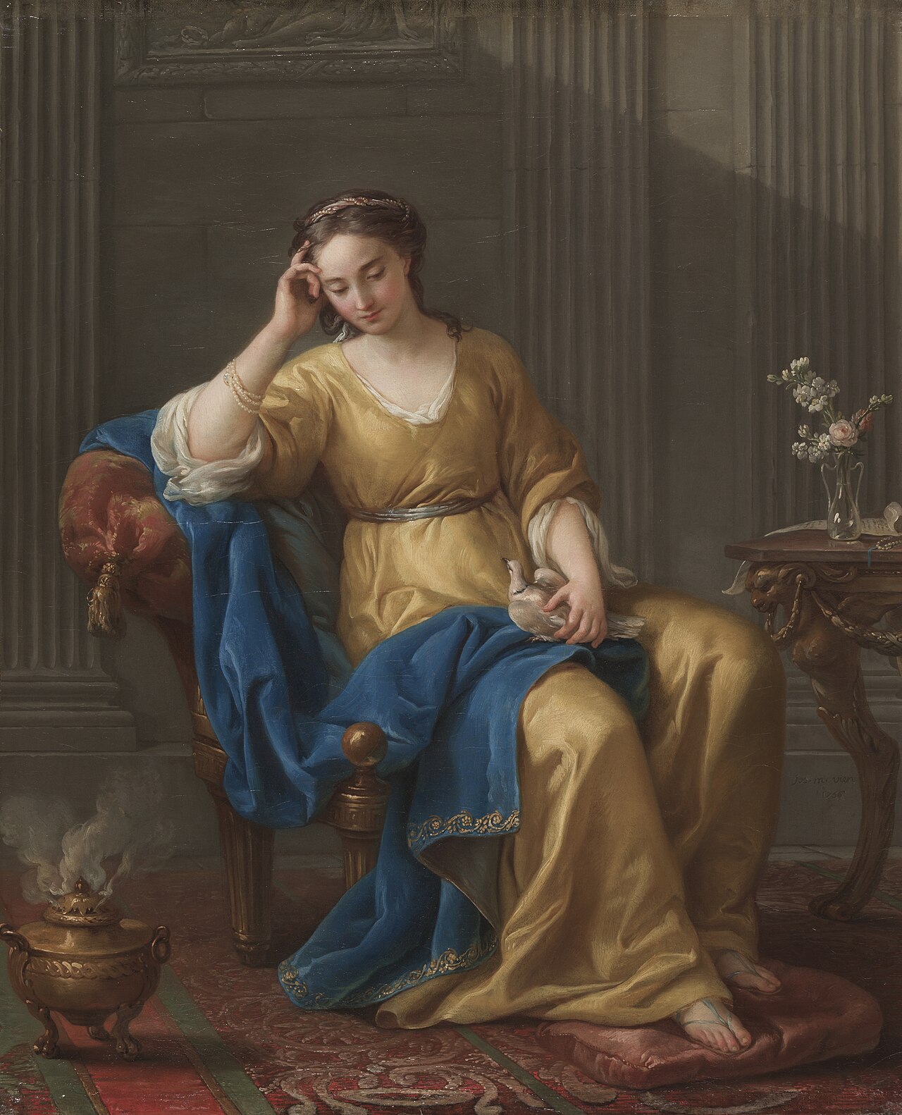 Sweet Melancholy by Joseph-Marie Vien