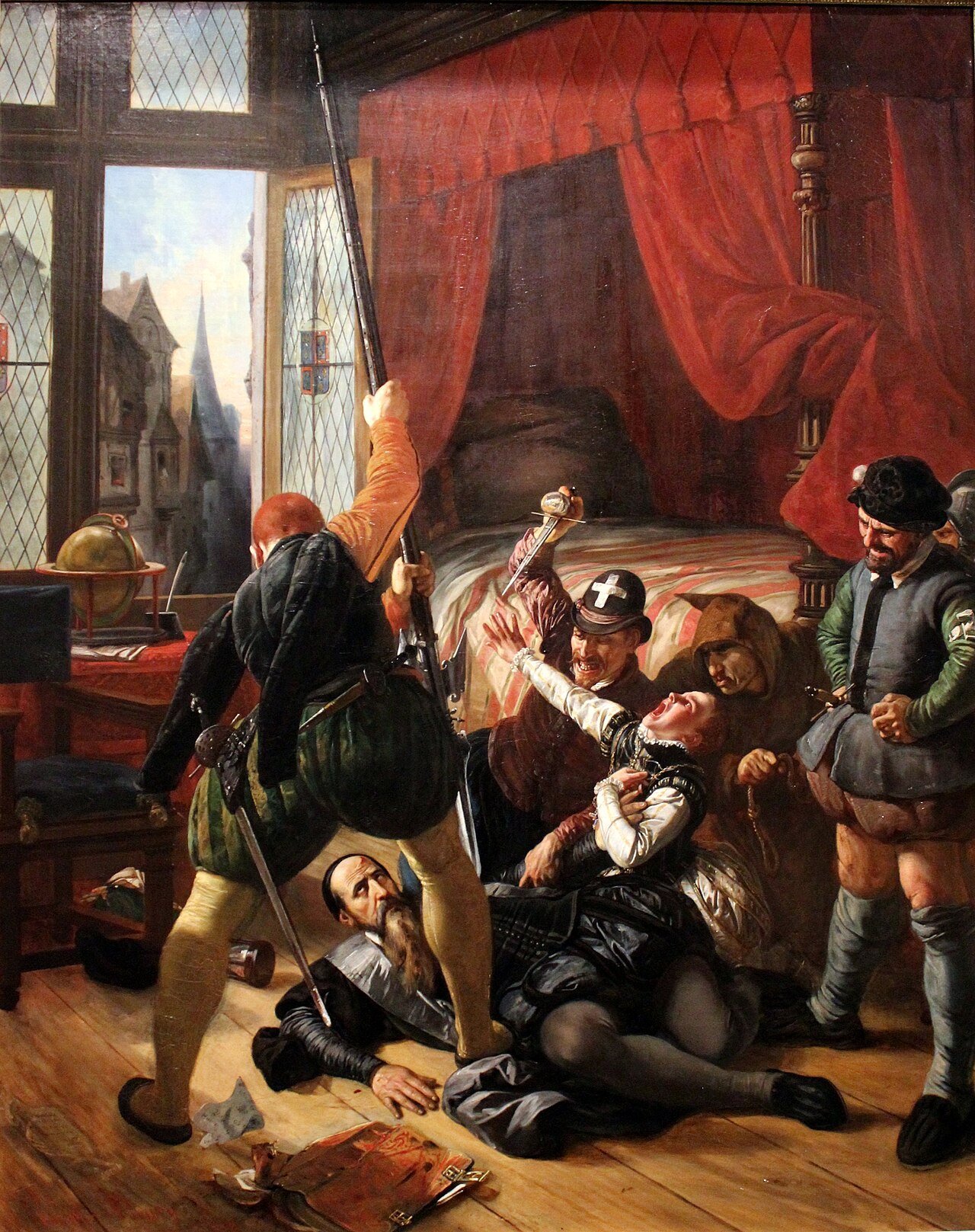 Scène de la saint-Barthélemy by Joseph-Nicolas Robert-Fleury by Joseph-Nicolas Robert-Fleury