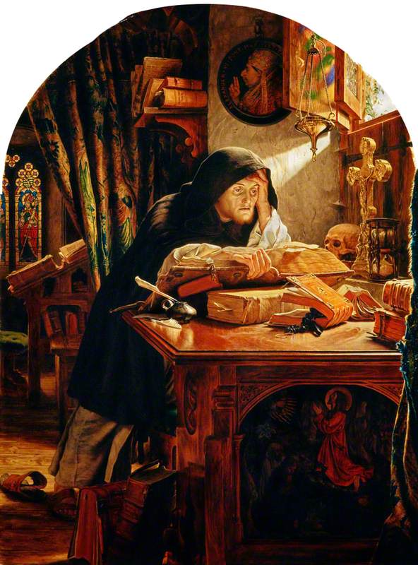 Dawn: Luther at Erfurt by Joseph Noel Paton