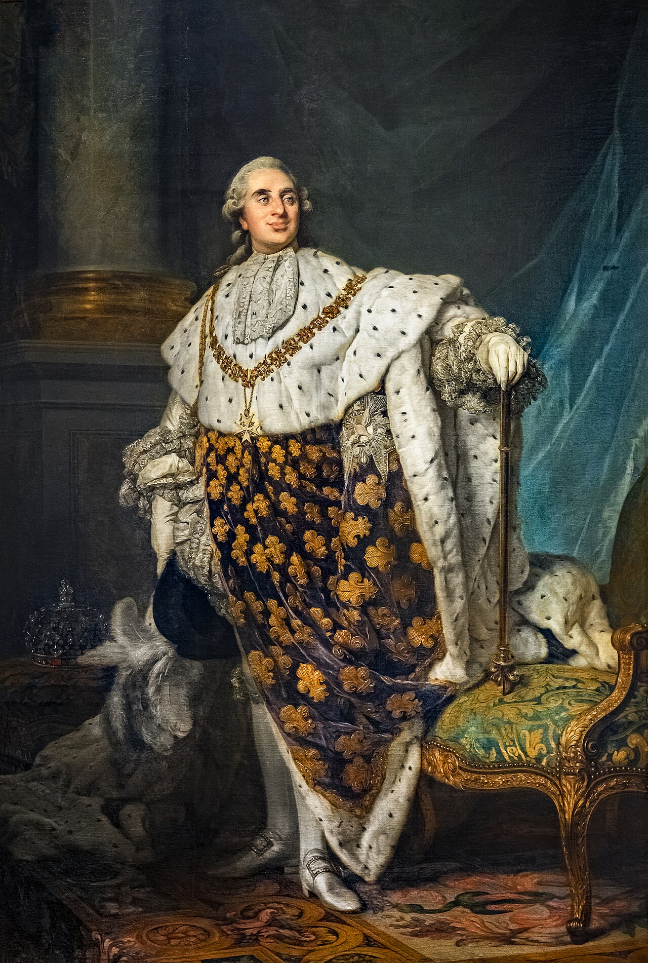Louis XVI in Coronation Robes by Joseph-Siffred Duplessis