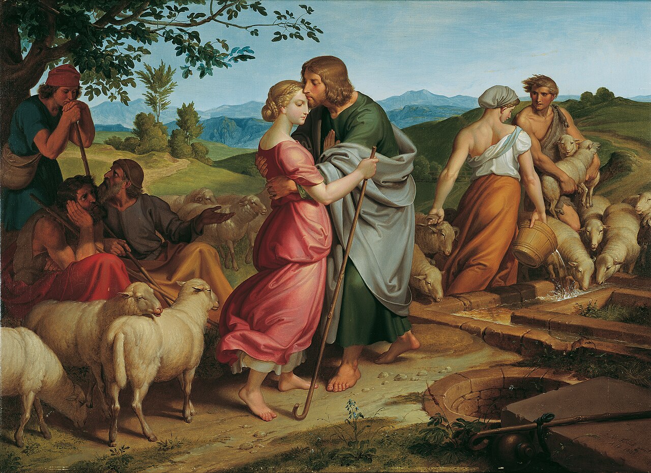 Jacob Encountering Rachel with her Father's Herds by Joseph von Führich