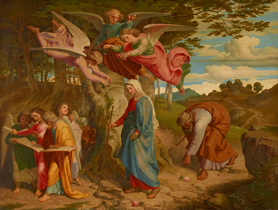 Mary's Passage Across the Mountains by Joseph von Führich