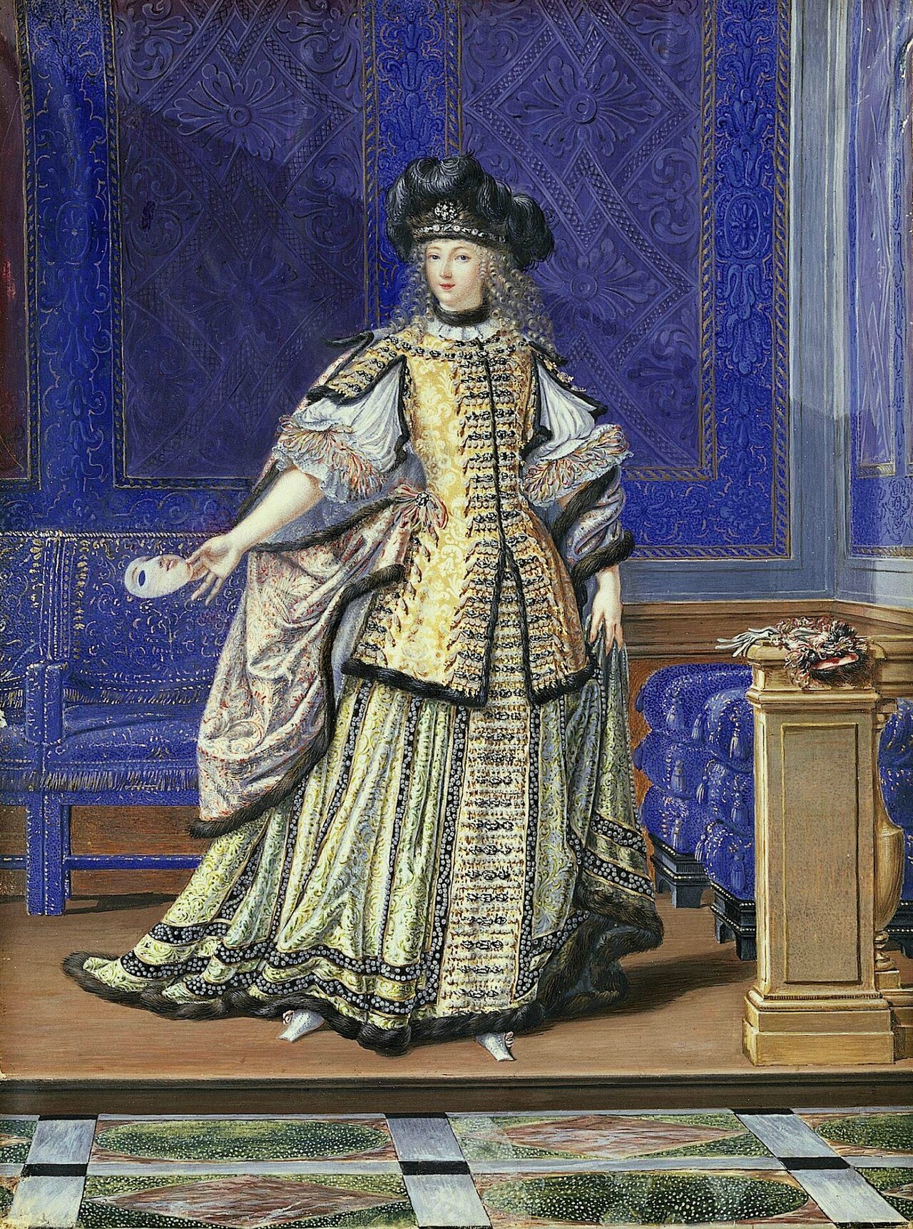 Mlle. de la Valliere in Costume by Joseph Werner the Younger