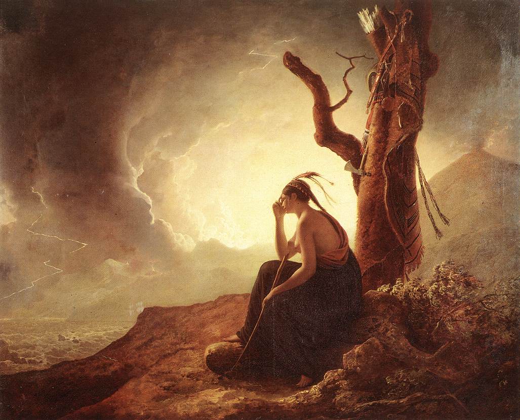 Indian Widow by Joseph Wright of Derby