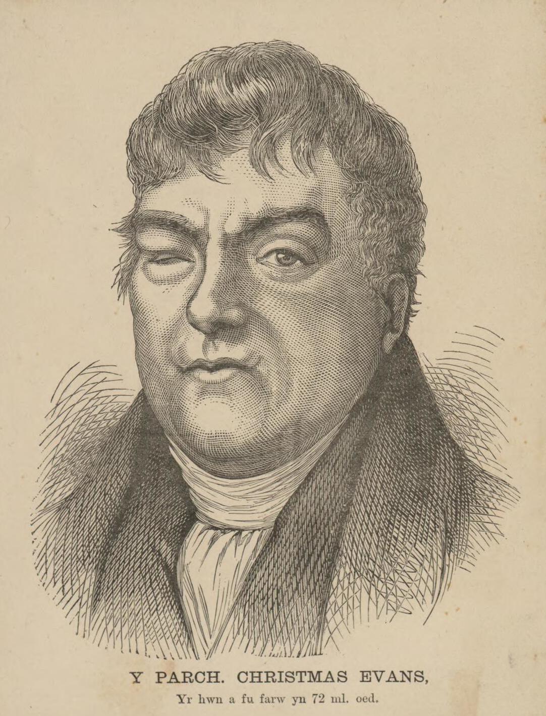 Christmas Evans by Josiah Wood Whymper