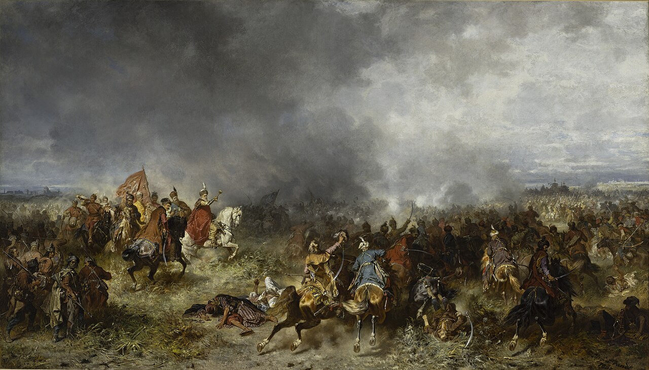 Battle of Chocim by Józef Brandt
