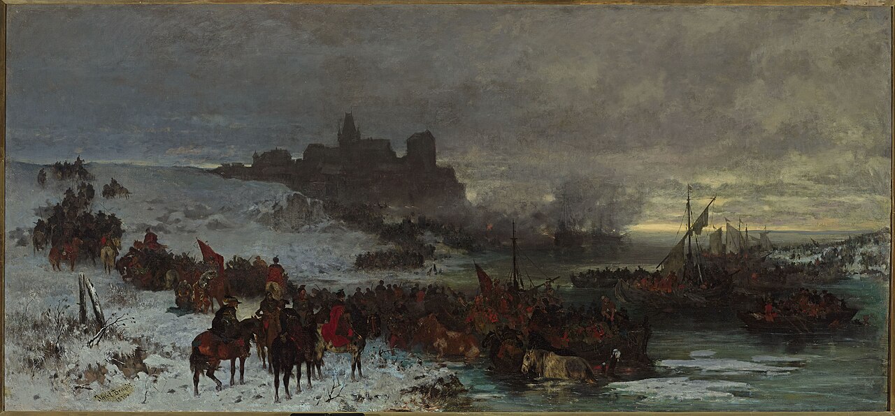 Czarniecki at Kolding by Józef Brandt