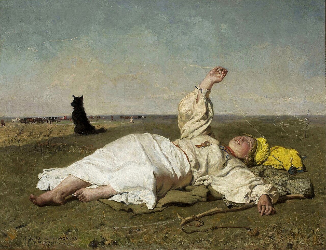 Gossamer by Józef Chełmoński