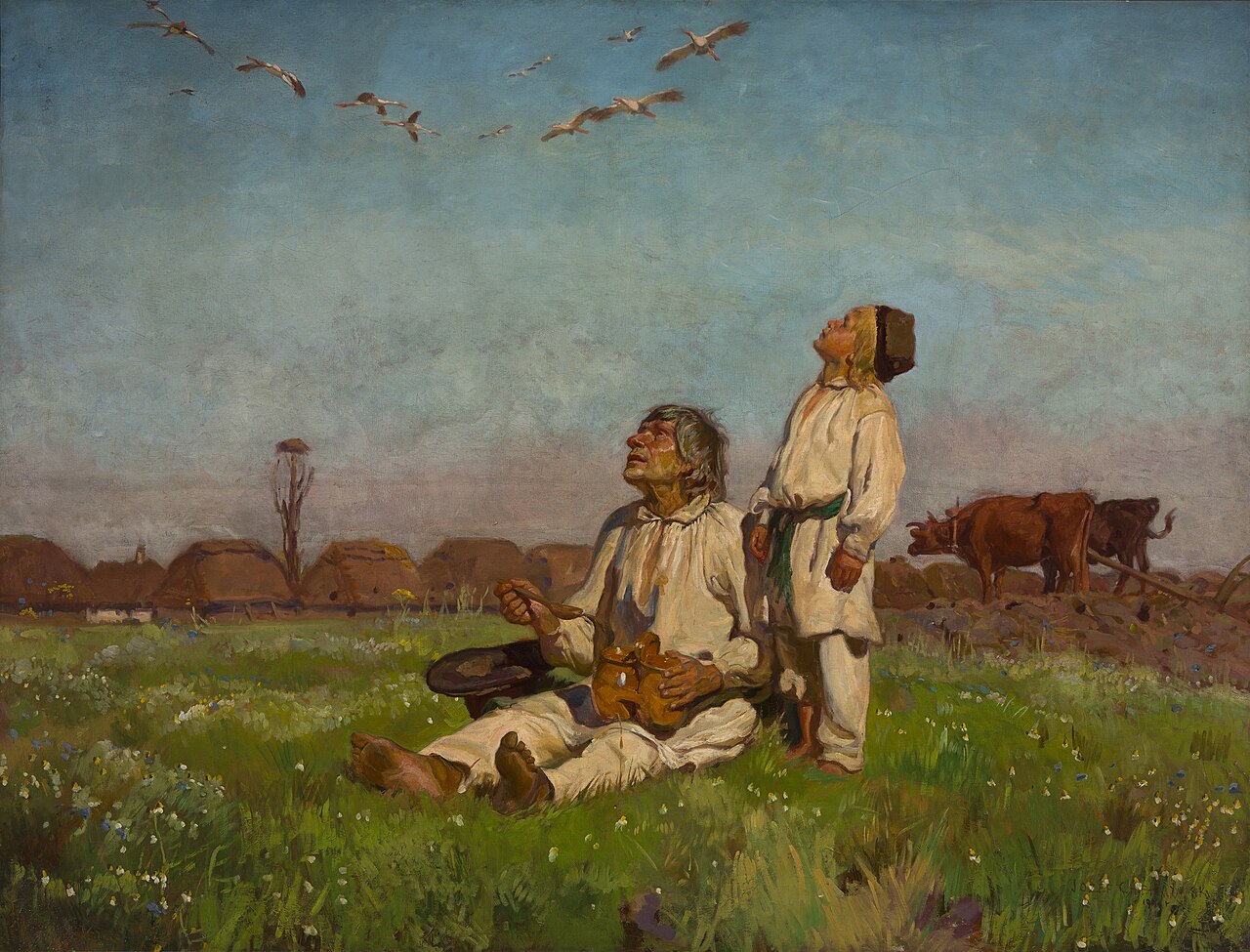 Storks by Józef Chełmoński