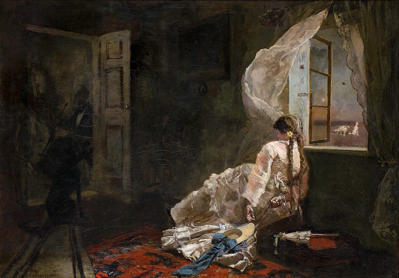 Summer Evening by Józef Chełmoński