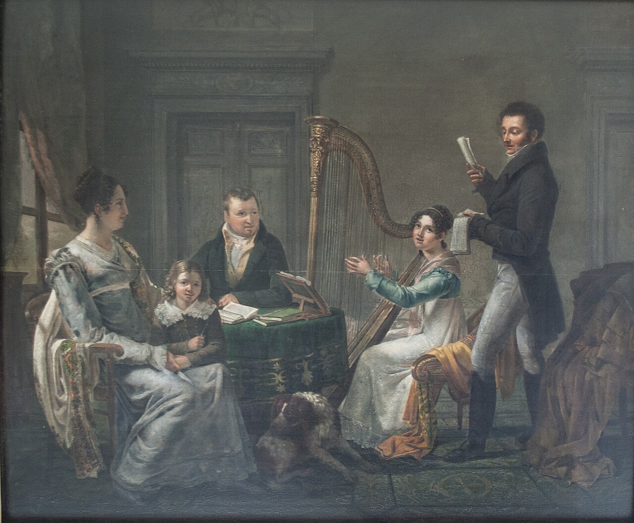 Harp_lesson by Jozef Geirnaert