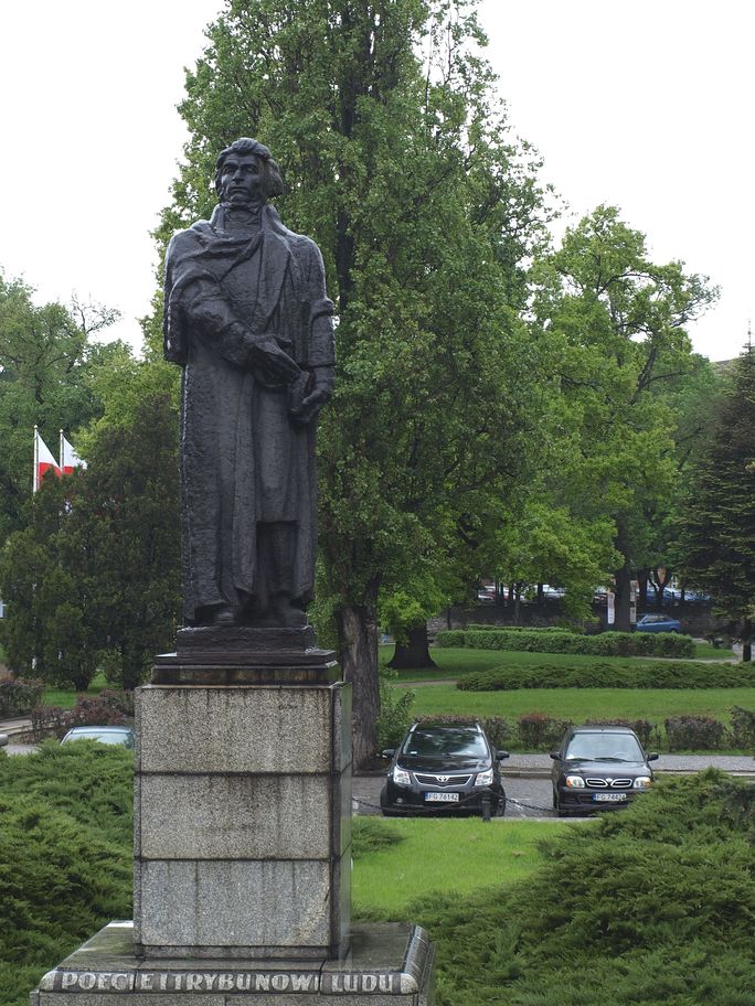Adam Mickiewicz Monument, Gorzów Wielkopolski by Józef Gosławski