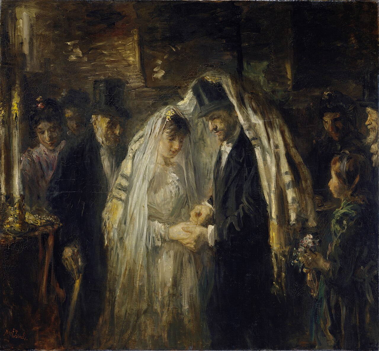 A Jewish Wedding by Jozef Israëls