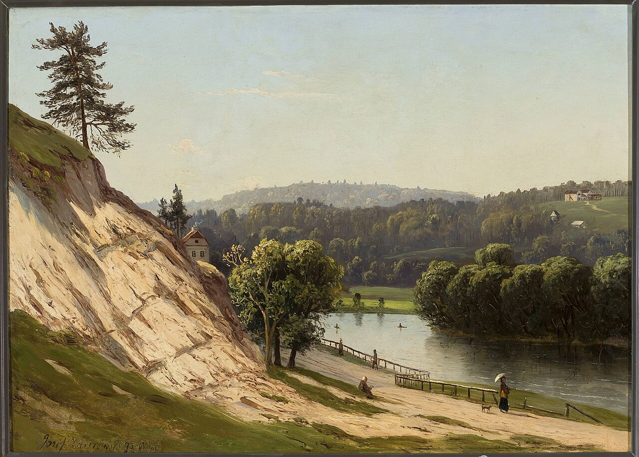 View of Vilnius surroundings. by Józef Marszewski
