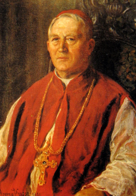 Porträt des Bischof A. Laubitza by Józef Męcina-Krzesz